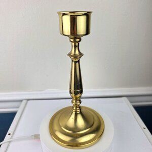 Vintage Baldwin Brass Single Candlestick 8"